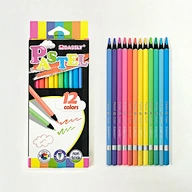7"12pcs pastel color pencil with dipped